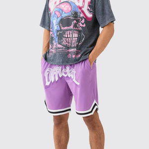 2025 Short de course pour homme avec logo personnalisé 100% coton Pantalon d'entraînement de gymnastique à séchage rapide avec taille élastique Couleur unie Design Style décontracté - Product Image 2