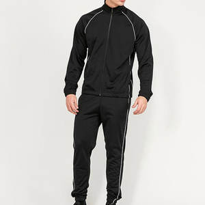 Ensemble sweat-shirt à capuche et pantalon large à jambes évasées en coton à fermeture éclair, surdimensionné, délavé à l'acide, avec logo personnalisé, unisexe - Product Image 1