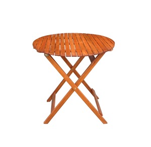 Mesa de comedor de exterior plegable de madera maciza de pino superventas estilo de diseño europeo directamente de muebles de exterior de Vietnam - Product Image 1