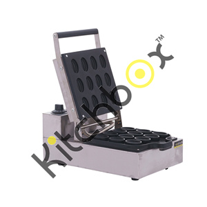 เครื่องทำวาฟเฟิลเมล็ดกาแฟสแตนเลสอุตสาหกรรมเชิงพาณิชย์คิทช์บ็อกซ์พร้อมเคลือบสารกันติดและตัวจับเวลา 1-5 นาที - Product Image 1