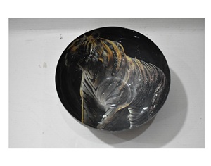 ชามกะลามะพร้าวทาสีด้วยมือเป็นมิตรกับสิ่งแวดล้อมดีไซน์แบบยั่งยืนสำหรับช่างฝีมือในบ้านร้านอาหารใช้ทำจากอินเดียสำหรับปาร์ตี้ - Product Image 5