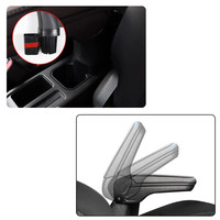 Boîte de rangement intérieure pour voiture LUMA, de haute qualité, en ABS noir, pour Suzuki Jimny Sierra JB64 JB74, installation facile