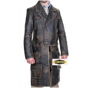 Calidad Premium tarifa al por mayor personalizado Hazel mujeres abrigo de cuero marrón Real cuero genuino gabardina señoras abrigo - Product Image 6