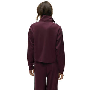 ชุดวอร์มมีฮู้ดสำหรับผู้หญิง ดีไซน์ทันสมัย ผลิตจากโพลีเอสเตอร์ แห้งเร็ว ระบายอากาศได้ดี เหมาะสำหรับออกกำลังกาย วิ่ง และเล่นกีฬา - Product Image 2
