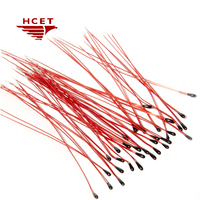 Capteur de température NTC haute précision HCET MF52B avec fils émaillés, réponse rapide, type perle époxy -40-150°C