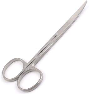 Tijeras de Iris profesionales de 4,5 pulgadas, punta fina, quirúrgica, recta/curva, afilada, base hecha, instrumentos quirúrgicos - Product Image 6