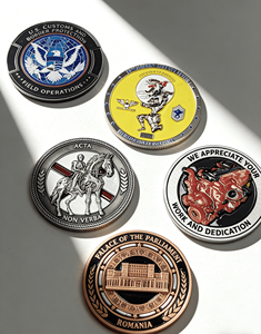 Pièces de monnaie personnalisées en métal argenté, laiton, or, logo souvenir, cadeaux, émail <span class=keywords><strong>pirate</strong></span>, pièces commémoratives, pièces de monnaie personnalisées avec sacs - Product Image 3