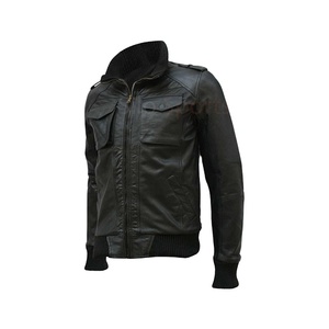 2025 Top Premium Design Winter Sportswear Motorcycle <b>Genuine</b> <b>Leather</b> <b>Jacket</b> Men's Plus Size Windproof Wholesale Price Low MOQ - Product Image 1