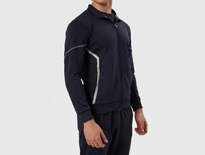 Survêtement unisexe surdimensionné en polaire léger imprimé pour l'hiver, durable et confortable, avec fermeture éclair élégante pour un usage quotidien et le sport - Product Image 3