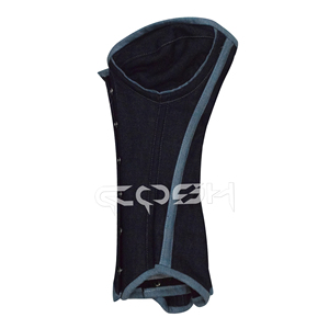 Light And Dark Blue <b>Denim</b> Contrast Overbust Cotton waist training steel boned <b>corsets</b> manufacturer - Product Image 3