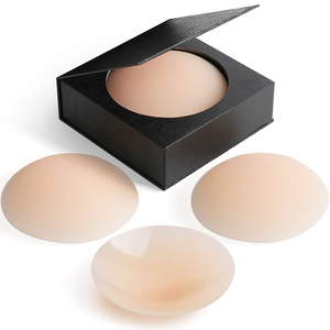 Matte Silicone Nipple Cover Adhesive Breast Reusable Pasties Nipple Patch Nipple Cover Package