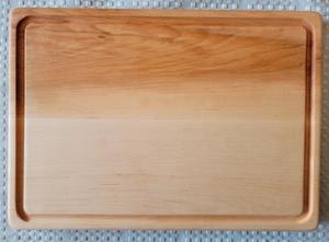 Planche à découper rustique et alimentaire en bois naturel et résine, très demandée, pour un usage quotidien en cuisine, en provenance d'Inde - Product Image 3