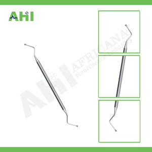 Curette chirurgicale dentaire AHI 85 Lucas Alveolar manuelle, qualité réutilisable, certifiée CE classe I, garantie de 3 ans, fabriquée au Pakistan - Product Image 5