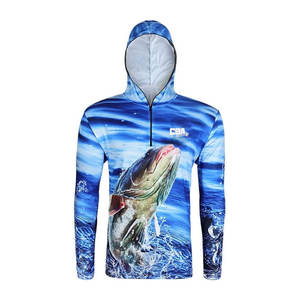 โรงงานจัดหาโดยตรงการออกแบบโลโก้ส่วนบุคคล Hoodies ตกปลาราคาขายส่งสีทึบ Hoodies ตกปลา - Product Image 1