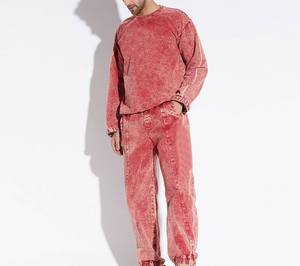 Nuevo chándal de lavado ácido para hombre a la moda, tela duradera, chándal de lavado ácido de tasa razonable totalmente personalizado con calidad superior - Product Image 4