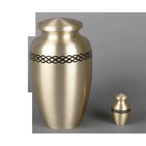 โกศเผาศพโลหะแข็งสำหรับขี้เถ้าของมนุษย์และสัตว์เลี้ยงให้ความสนใจสูงในการแกะสลักรายละเอียดสำหรับโอกาสที่ระลึกในการขาย - Product Image 3