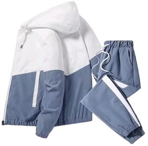 Windproof suit set Lightweight jacket and pants set with soft material for casual outdoor use - Product Image 1