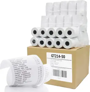 Acquista rotolo di carta termica all'ingrosso di qualità 2-1/4 "x 50 'bpa gratis 50 rotoli alla rinfusa a buon mercato