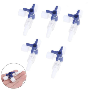 PETTIC 10 SETS Disposable EO Sterile Package Medical Three Extension Set Stop Cock 3 Way Stopcock