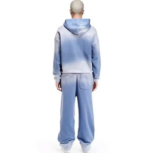 Chándal Sun Fade de alta calidad para hombre para correr, ropa informal con logotipo personalizado, ropa deportiva de talla grande para gimnasio, el mejor precio - Product Image 2