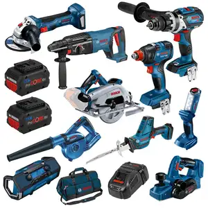 BosChs_20V 6.0-Ah Li ion akülü 15-Pieces Combo Kit araçlarında gemiye hazır