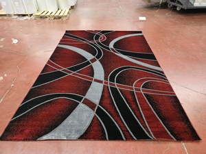 Alfombra Turca de Poliéster Afelpada Adiva, Tejida a Máquina con Diseño Jacquard, de Pelo Alto, Acolchada, Reversible, Lavable, Antideslizante y Antimicrobiana - Product Image 3