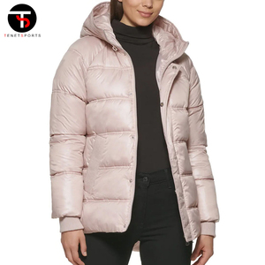 Meilleur prix Veste d'hiver pour femmes Manteaux respirants de longue longueur avec rembourrage en coton Coupe-vent et dernière conception - Product Image 3