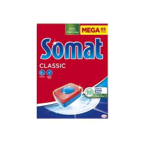 Pastillas para Lavavajillas - Somat Mega Classic - 85 Unidades - Limpieza Eficaz y Abrillantador - Product Image 3