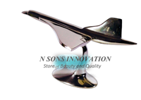 Modèle aéronautique en aluminium de style Art déco classique fait main, moulage de haute qualité, décoration de table, artisanat métallique N Sons