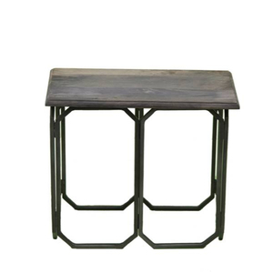 Colección Style Guise, mesita de noche moderna de lujo con acabado negro, muebles versátiles para el hogar, cocina, sala de estar, dormitorio, uso - Product Image 1