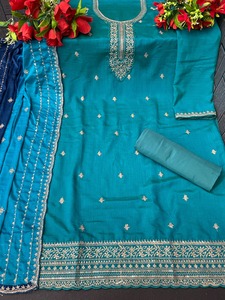 Ensemble Salwar Kameez en coton traditionnel indien et pakistanais pour femmes Designer Ethnique Casual Wear pour Global Handmade Cotton Suit - Product Image 6