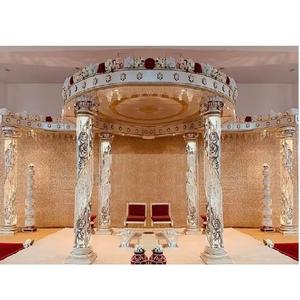 คริสตัลรูปเกลียวร่วมสมัยตกแต่งงานแต่งงานของชาวฮินดูคริสตัลมีไฟประดับงานแต่งที่หรูหรา - Product Image 1