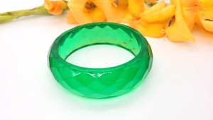 Brazalete de moda de resina única Premium para mujer, pulsera elegante recién llegada de la India, superventas de Crescent Crafts - Product Image 4