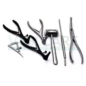 Juego de cirugía de nariz Rinoplastia Sheen Set ENT Nasal Set de 21 piezas para herramientas de septoplastia ENT Instrumentos de Cirugía de garganta de oído vaslcare - Product Image 4