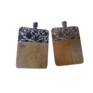 Boucher en bois pour les magasins de viande Coupe de légumes Salade Serveur Planche à découper Planche à découper en bois d'olivier Planches à découper Boucher - Product Image 3