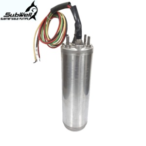 4-Inch Single-Phase <b>Water</b> Lubricated Deep Well <b>Submersible</b> Electric <b>Pump</b> 220V 230V 0.75KW 1HP - Product Image 1