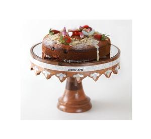 Support à gâteau en bois au design attrayant, taille personnalisée, forme ronde, support à dessert au prix le plus bas - Product Image 1
