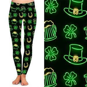 2025 femmes taille haute maigre Yoga Leggings Anti-boulochage printemps lettre motif Spandex/coton décontracté - Product Image 4