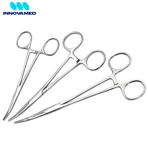 La más alta calidad 14 16 18/5.5 "Fórceps quirúrgicos de acero inoxidable Base de fuente de alimentación manual Sutura Instrumentos quirúrgicos reutilizables - Product Image 2