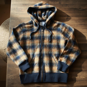 Winter Pullover Hoodie Cotton Fleece Jacket with Front Zipper Embroidered & Digital Printed OEM/ODM Private Label Options - Product Image 5