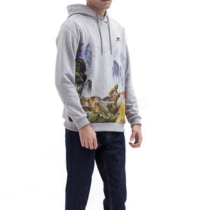 เสื้อฮู้ดดี้ผู้ชายสไตล์สตรีทแบบสั่งทำพิเศษ สีตัดกัน  ขายส่ง เสื้อฮู้ดดี้ผู้ชายแบบสวมหัวสำหรับฤดูหนาว - Product Image 6