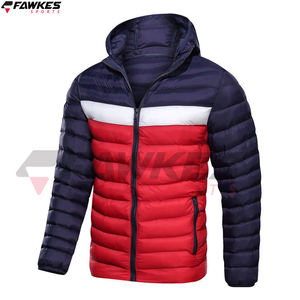Vente en gros de vestes bombardiers à bulles coupe-vent d'hiver à la mode vestes bouffantes à motifs personnalisés et avec logo pour hommes - Product Image 3