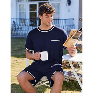 Ensemble de vêtements de sport respirants pour hommes-T-shirt et short décontracté pour l'entraînement d'été Jogging Usage quotidien - Product Image 4