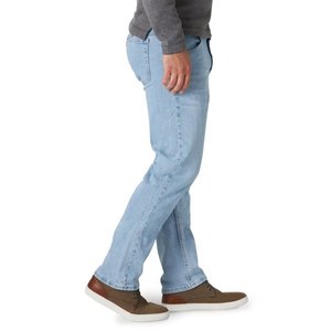 กางเกงยีนส์ขายาวสำหรับผู้ชาย, กางเกงยีนส์บางทรงหลวมไซส์ใหญ่ผ้าไอซ์ซิลค์กางเกงลำลองธุรกิจชั้นยอดสีเทาควัน2024ใหม่ฤดูร้อน - Product Image 5