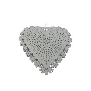 Top vente fer métal suspendu coeur mur décoratif ornement couleur cuivre pour la maison et la décoration de noël à la main en vrac - Product Image 5