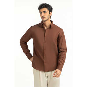 Chemises décontractées pour hommes 100% coton popeline et satin, coupe classique pour le travail de bureau, approvisionnement ODM - Product Image 4