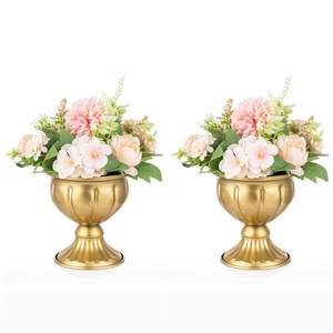 Conception Création européenne métal suspendu cristal porte-fleurs Table de mariage décoratif pièce maîtresse maison fête ferme décor - Product Image 6