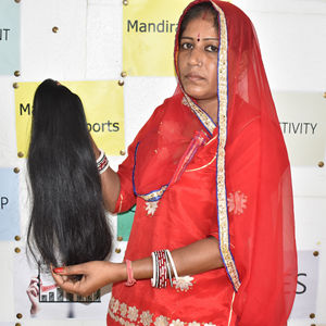 ผมต่อแบบช่อผมมนุษย์ผมคนอินเดียแท้สีดำเป็นผมตรงแบบไม่ผ่านกระบวนการผลิตจากเวียดนาม - Product Image 4