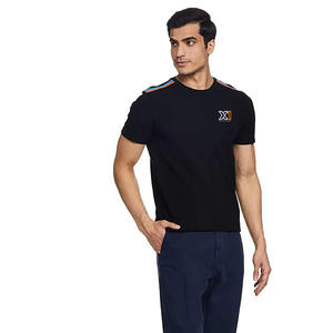 เสื้อยืดผ้าฝ้ายถักสำหรับผู้ชายดีไซน์ว่างเปล่าแขนสั้นผลิตในปากีสถาน - Product Image 1