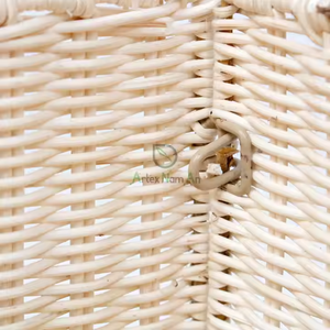 Cesta de almacenamiento de ratán cuadrada plegable, ideal para organizar artículos en el hogar y la Oficina - Product Image 4